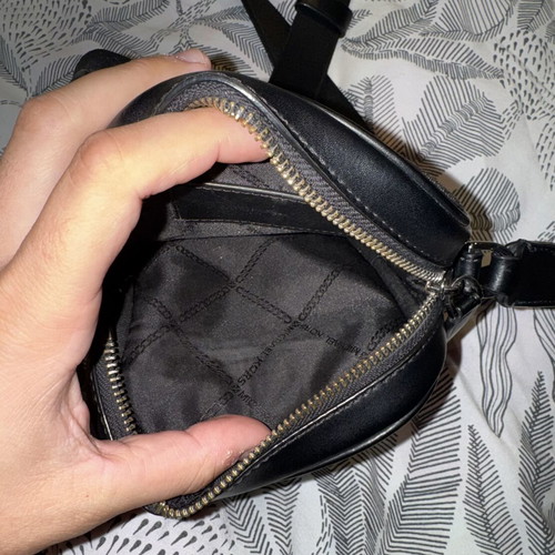 Michael Kors men's crossbody bag, black and grey