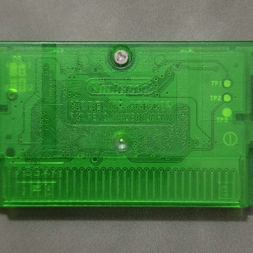 Pokemon Emerald Game Boy Advance cartridge used, authentic with dry battery