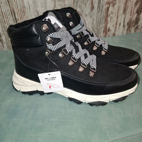 Sneaker boot new with fleece lining, removable sole, Safety Jogger