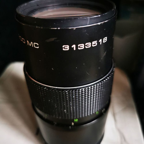 Pentacon 200mm f4 lens used with M42 mount