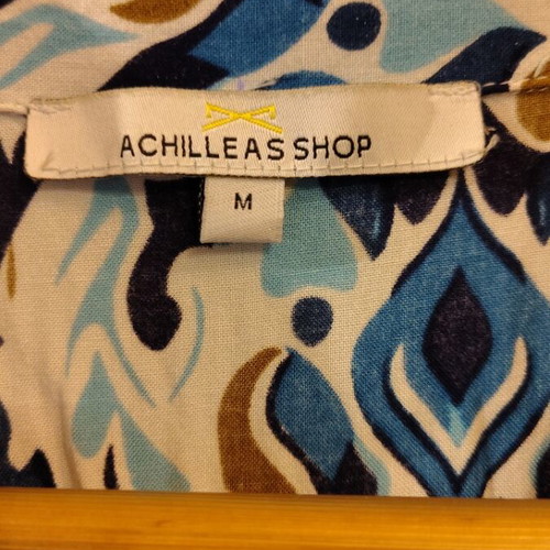 Dress No38 colorful long with buttons and trouser sleeves, like new
