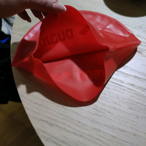 Arena swimming cap used, red