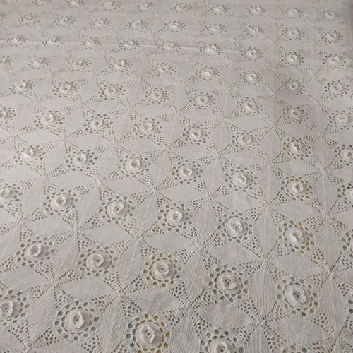 Knitted decorative blanket handmade, like new, approx. 170x195 cm