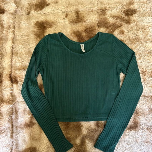 Women's shirt like new, dark green, Small