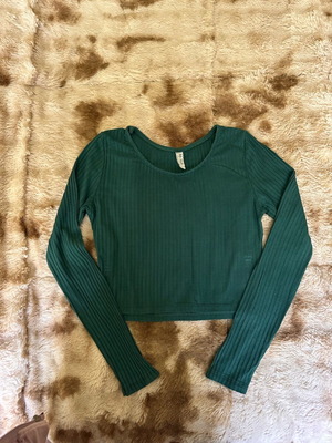 Women's shirt like new, dark green, Small