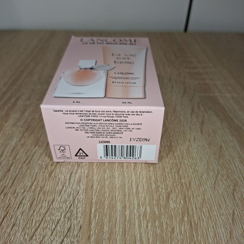 Lancome La Vie Est Belle Duo Set new, body lotion and perfume