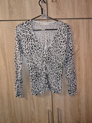 Zara cardigan like new, size M, black and silver