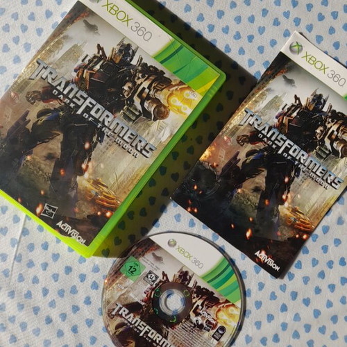 Transformers Dark of the Moon Xbox 360 game used, slight wear on cover spine