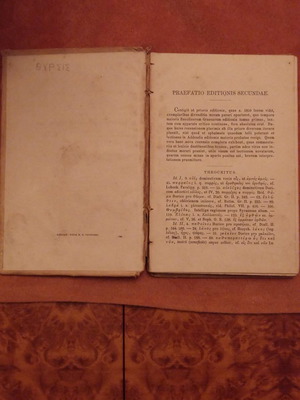 Theocritus Idyllia used, Greek language