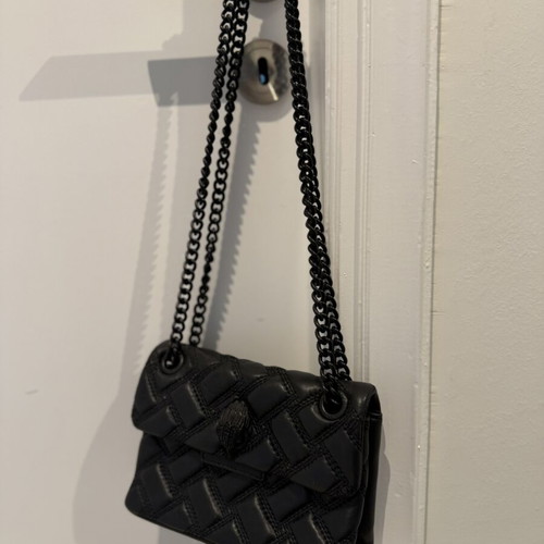 Kurt Geiger London Kensington Black Quilted Crossbody bag like new