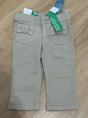 Benetton girl’s pants new size 74