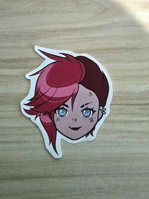 League of Legends Arcane Vi handmade sticker made to order