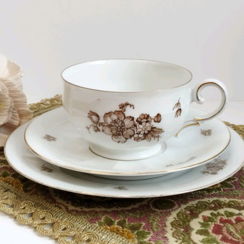 PT Tirschenreuth Bavaria antique coffee set used