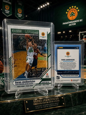 Saras Jasikevicius Legends Press Proof Card Panini EuroLeague Donruss 2024-25 New