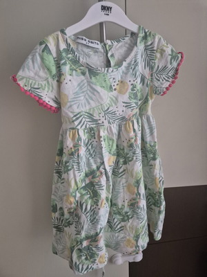 Summer dress 2 years old used, mako cotton