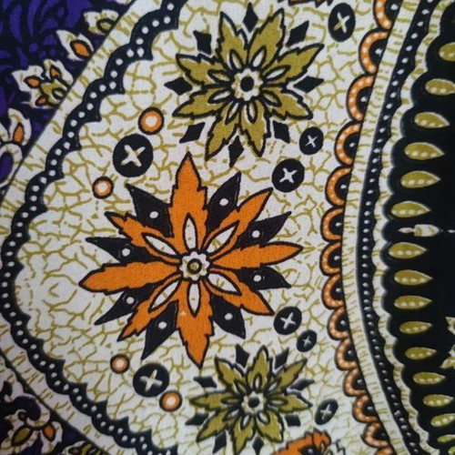 Boho Kaftan Dress new, 100% viscose, free size XL-4XL, purple paisley