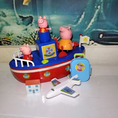 Peppa Pig Grandpa Pig's Boat with 3 figures and accessories