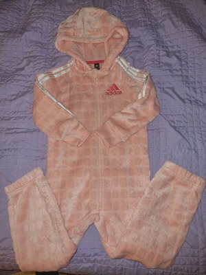 Adidas ολόσωμη παιδική φόρμα fleece 3-4 ετών σαν καινούργιο