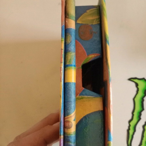 Paper storage box like new with pencil jewelry box 90s