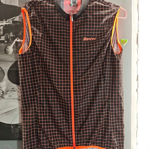 Santini Nebula Pure Windproof Sleeveless Cycling Jersey XL