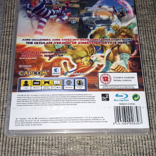Sealed Super Street Fighter iv Playstation 3