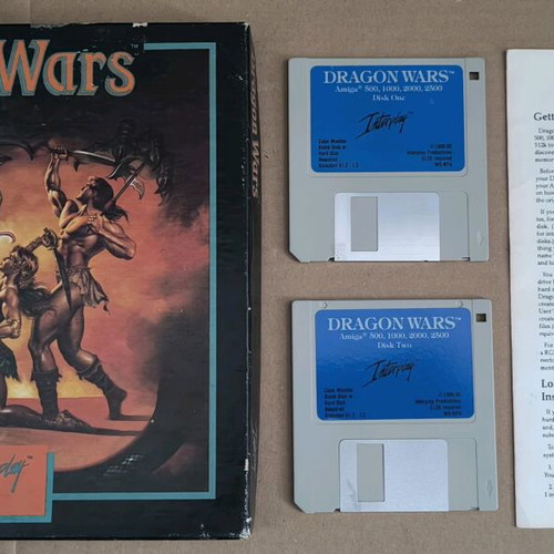 Dragon Wars (Interplay) (Amiga) like new, in box