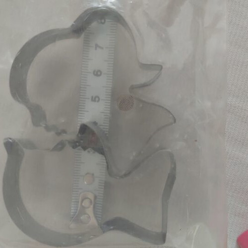Wedding and Love Cookie Cutters Set like new, 10 pieces, metal and plunger