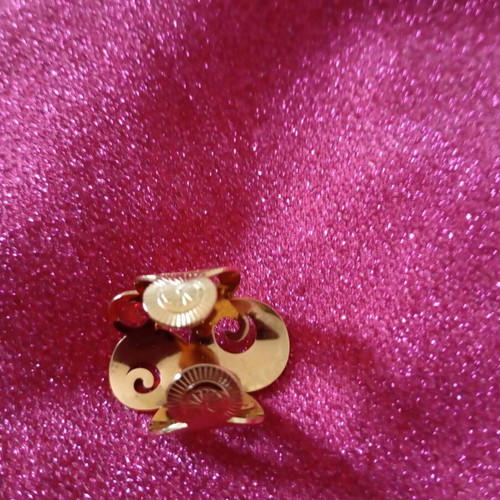Steel ring new adjustable with unique design, gold color