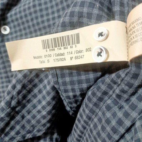 Massimo Dutti shirt like new, size S, cotton, tartan