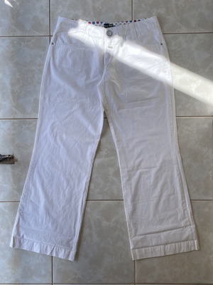 Toi&Moi white see-through pants like new