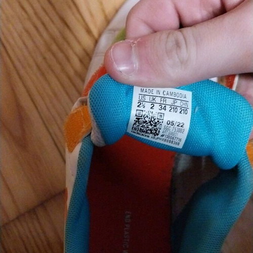 Stan Smith Adidas shoes used, colorful size 34 kids