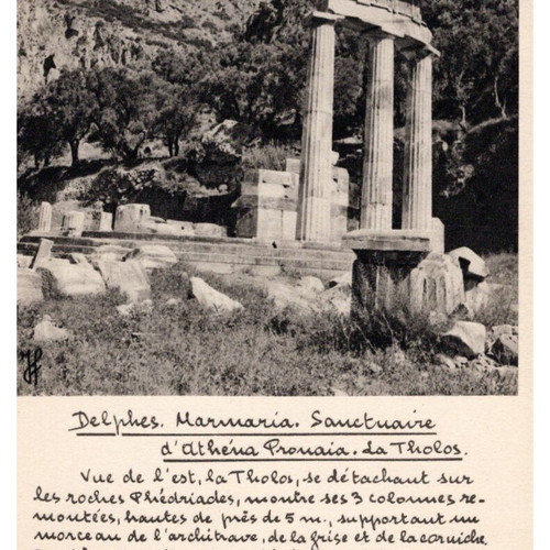 Old collectible postcards pack of 10, 1920, archaeological treasures