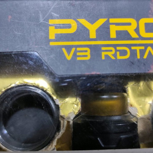 Vandy Vape Pyro V3 RDTA 24mm used, black - € 26,50