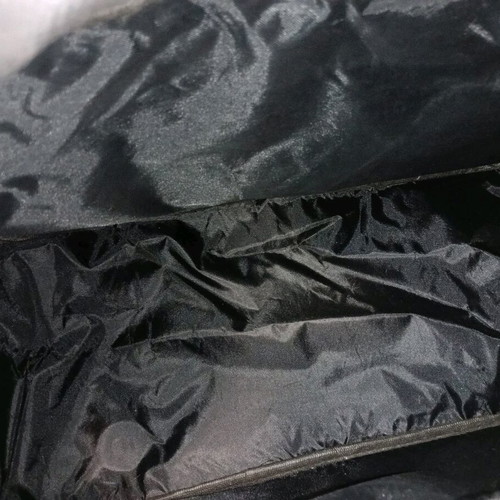 F 50 bag used, black, small with handles and shoulder strap