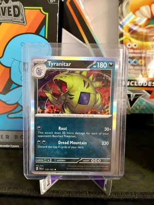 Tyranitar 135/193 holo card new