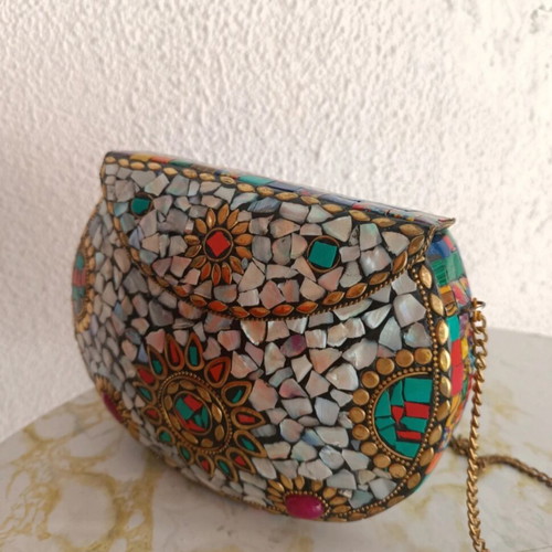 Boho handmade bag