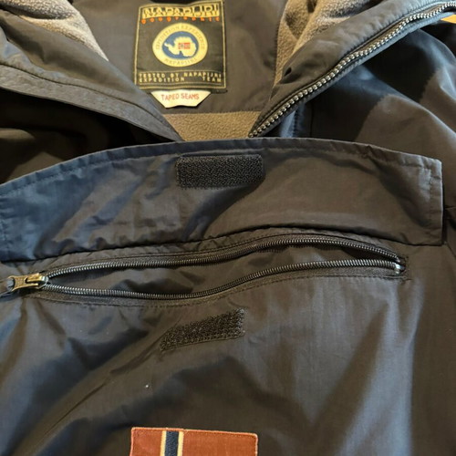Napapijri Rainforest Winter Jacket unisex XXL like new, blue