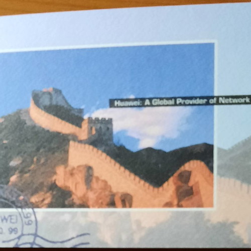 Chinese stamps new, 4 pieces from 1997 in Huawei booklet