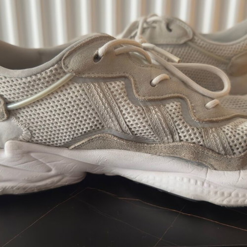 Adidas Osweego men's shoes size 46 used, white and beige