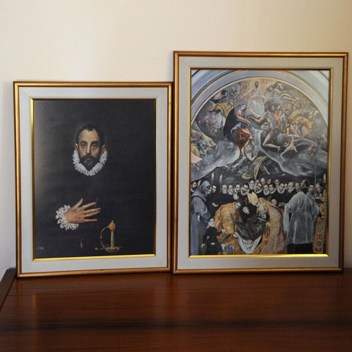 El Greco museum reproductions on canvas set like new
