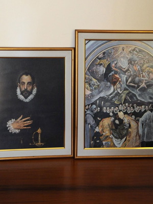 El Greco museum reproductions on canvas set like new