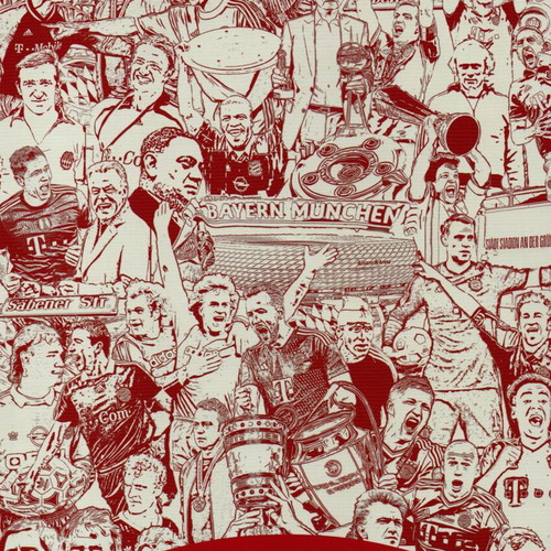 Bayern Munchen Official Sticker Album new, 125 years