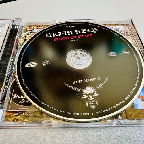 Uriah Heep Anthology II Blood on Stone double CD used, rock