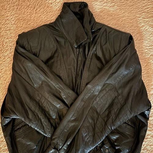 Pelle moda leather jacket like new, black, size L