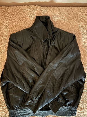 Pelle moda leather jacket like new, black, size L