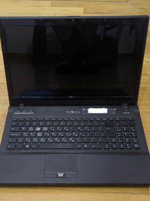 Laptop Turbo X W76CU used, i3-m370, 4GB RAM, 80GB HDD, no charger, screen issue
