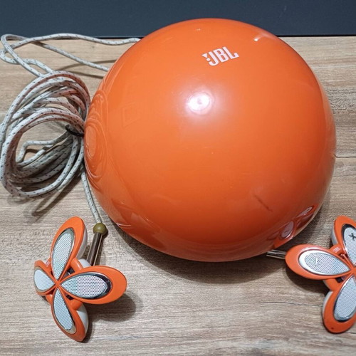 JBL Spyro 2.1 speaker system used, orange