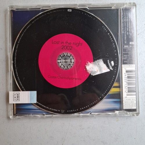 Costas Charitodiplomenos Lost in the Night 2002 CD single καινούργιο, σφραγισμένο