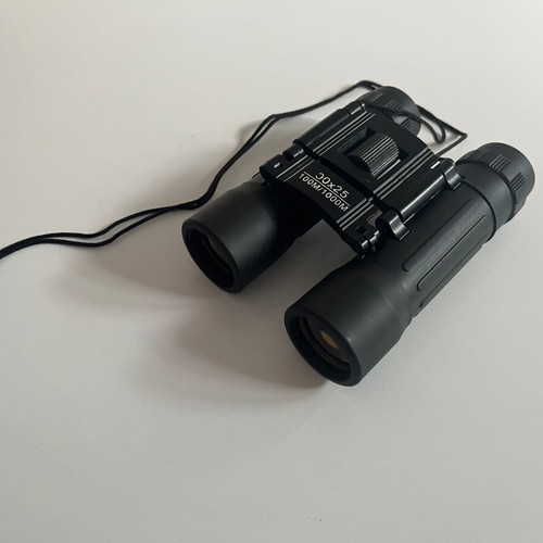 Portable binoculars 30x25 like new with case
