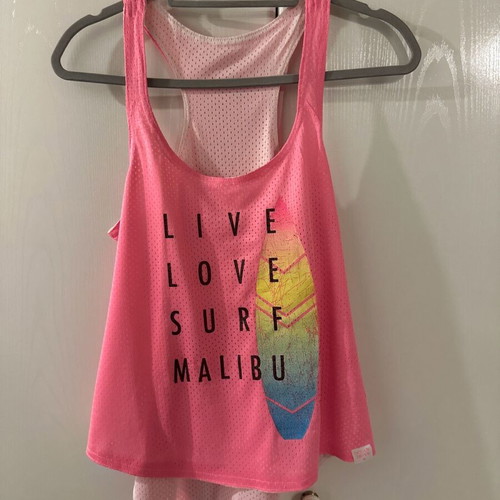 Ocean Drive blouse size medium with fluoro colors and sporty style